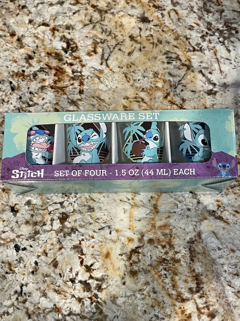 DISNEY STITCH SHOT GLASS SET
